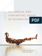 Historical and Conceptual Issues in Psychology 3e Brysbaert Rastle
