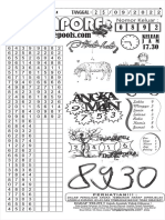 Nomor Togel Singapura 25 September 2022