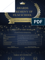 Awards Ceremony of Film School by Slidesgo