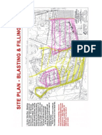 SitePlan:Blasting and Fill Plan