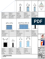 Mapa de vãos de portas com referências e quantidades