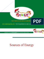 Sources of Energy