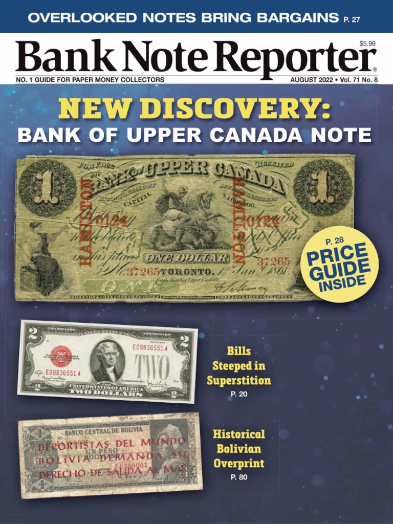 Bank Note Reporter | PDF