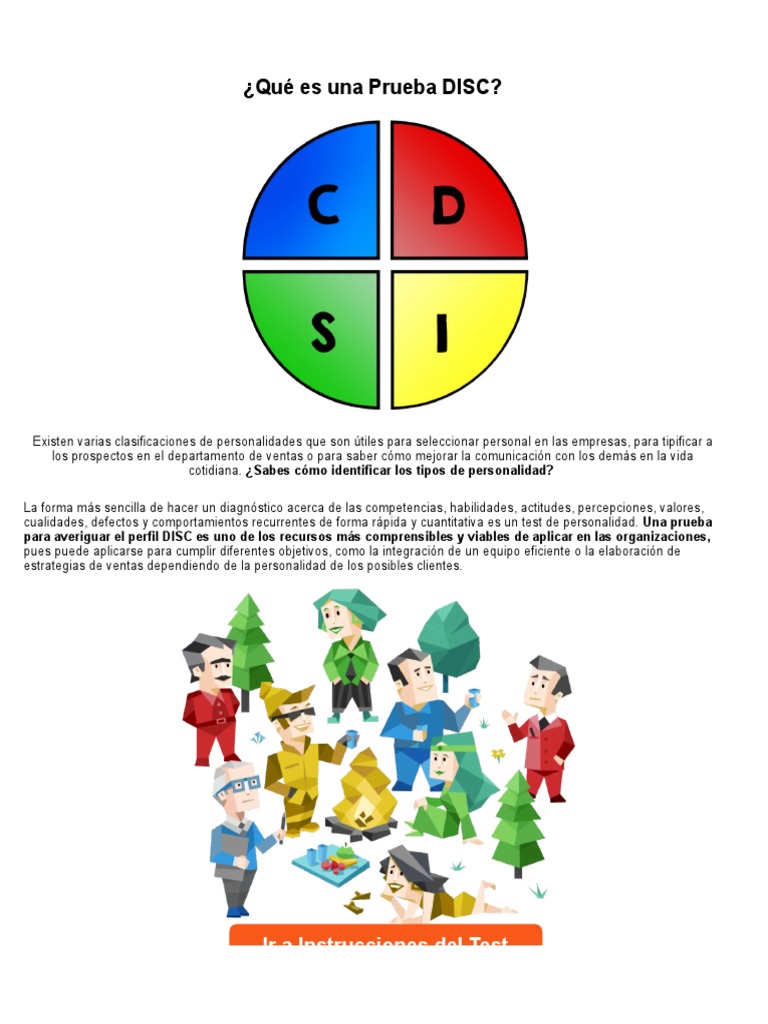 Introducción a la Prueba DISC | PDF | Cuestionario | Sicología
