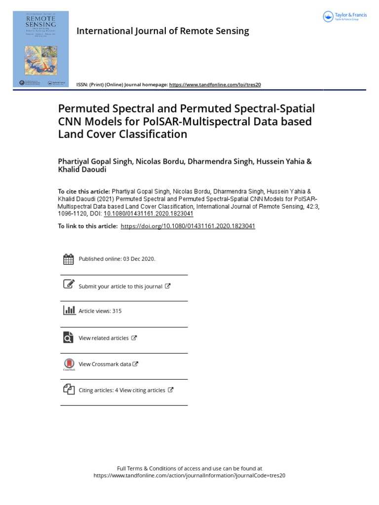 Permuted Spectral and Permuted Spectral Spatial CNN Models For PolSAR ...