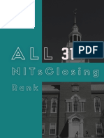 Last Closing Rank For All 31 Nits
