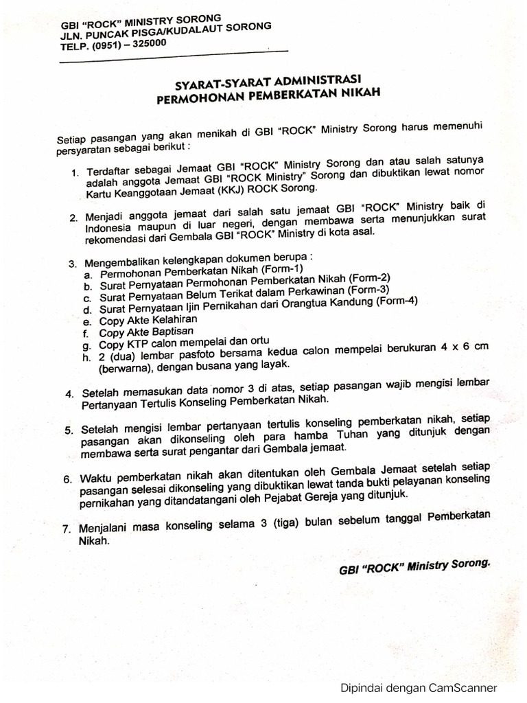Syarat-Syarat Administrasi | PDF