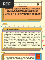 Module 1 Citizenship Training