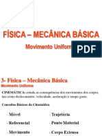 Física-Mecânica Básica_CAP_3 Movimento Uniforme_Unilasalle