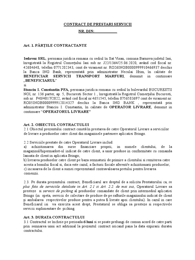 Pfa 2contract | PDF