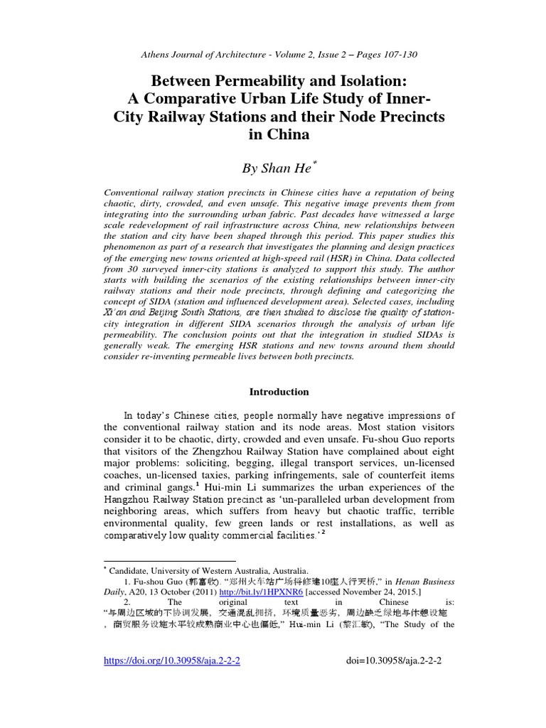 Urban Life at China's Railway Stations | PDF | Rail Transport | China
