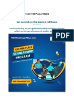 Sur-Place Scholarship Program - Foundation Office Ethiopia - African Union - Konrad-Adenauer-Stiftung