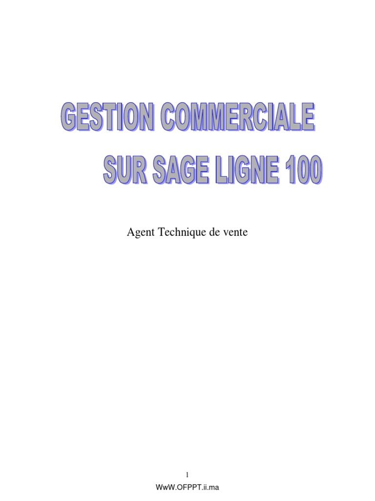 Module+22 +Logiciel+de+Gestion+Commerciale | PDF | Facture | Inventaire