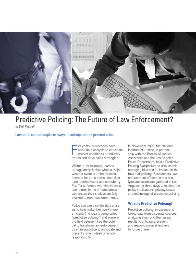 2 Predictive Policing PDF Police Privacy
