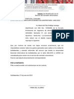 Formato de Solicitud de Comedor Universitaria 2022-I