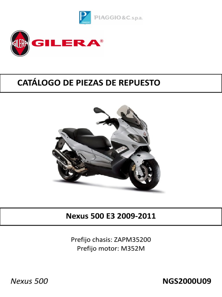 Catálogo de Repuestos Nexus 500 | PDF | Bienes manufacturados
