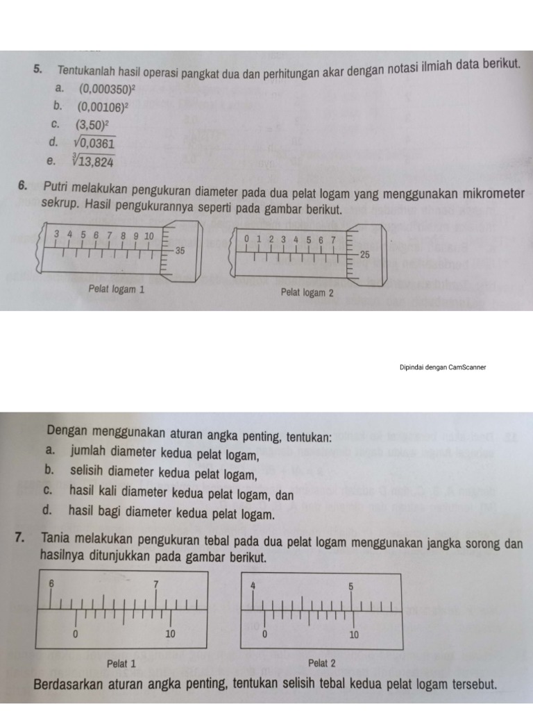 Angka Penting Dan Notasi Ilmiah | PDF