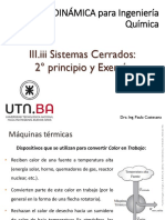 5 - Sistemas Cerrados - 2 Ppio Tradicional y Exergía