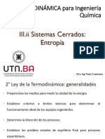 4 - Sistemas Cerrados - Entropía