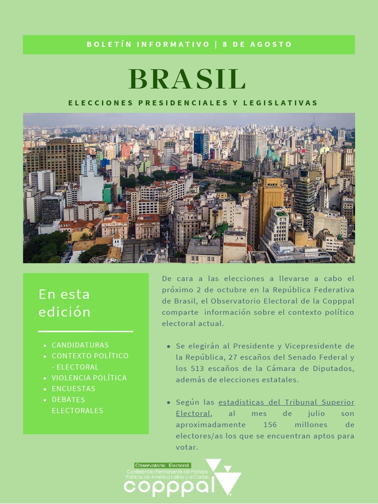 Boletín Informativo Brasil | PDF | Votación | Elecciones