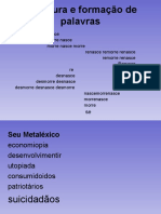 Português - Estrutura e Formação de Palavras