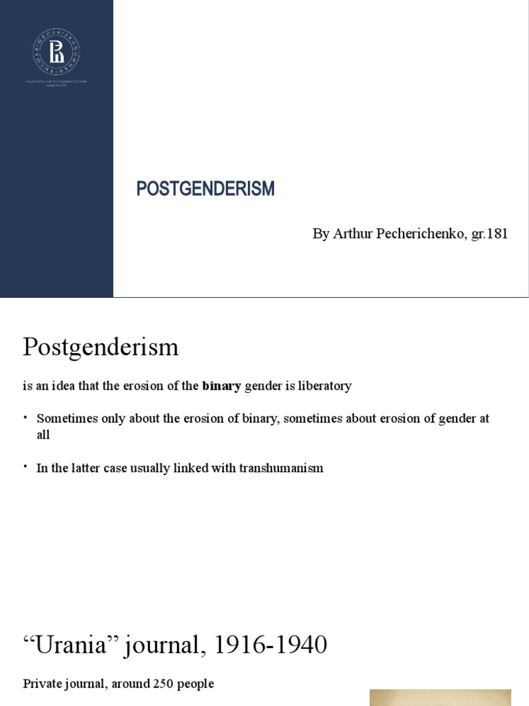 Post Gender Is M | PDF | Politics