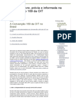 A Convenção 169 da OIT no Brasil _ Consulta livre, prévia e informada na Convenção 169 da OIT