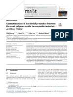 Caracterização Das Propriedades Interfaciais Entre Fibra e Matriz Polimérica em Materiais Compósitos - Uma Revisão Crítica