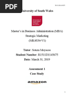 Assessment 1 Strategic Marketing