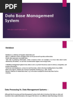 DataBase Management (VBSPU 4th Sem)