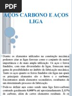 5.1 - Aços Carbono e Aços Liga