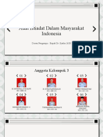 Adat Istiadat Dalam Masyarakat Indonesia PPT Kel 3 Kewarganegaraan