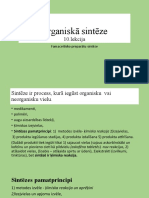 3 - Lekcija. Organiskā Sintēze - 1