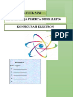 Konfigurasi Elektron dan Orbital Atom