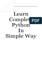 Complete Python Fundamentals Study Material