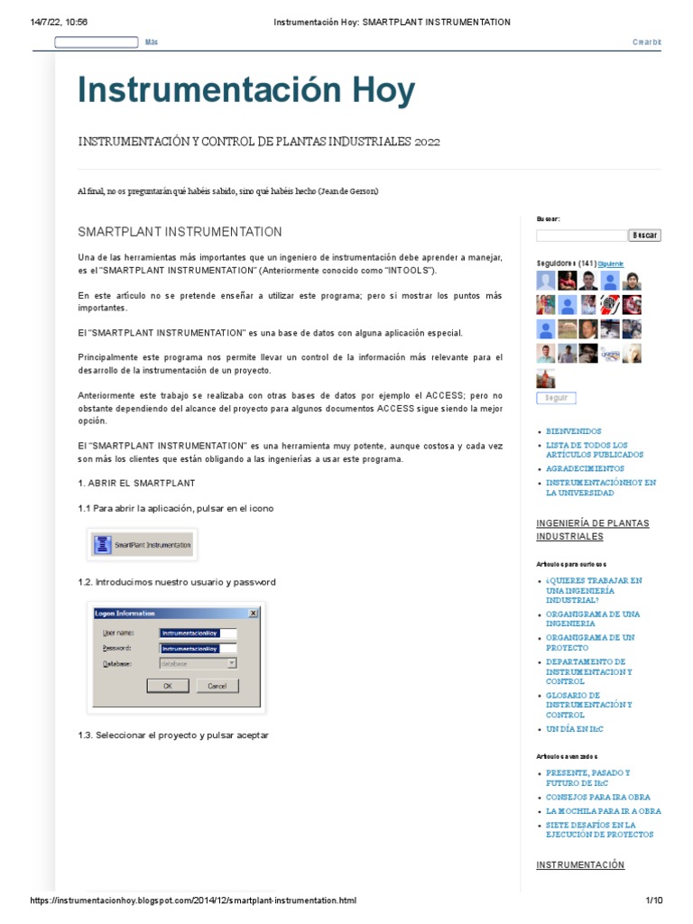 Introducción a SmartPlant Instrumentation | PDF | Vapor