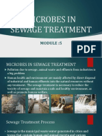 Module 5 Microbes in Sewage Treatment