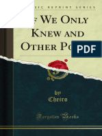If We Only Knew and Other Poems 1000187903