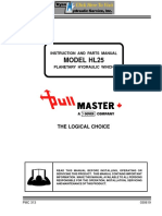 Pullmaster Model HL25 Service Manual 00313 Rev030619275