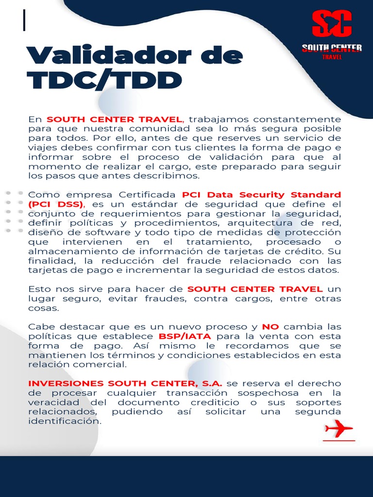 MANUAL Validador de TDC | PDF | Informática