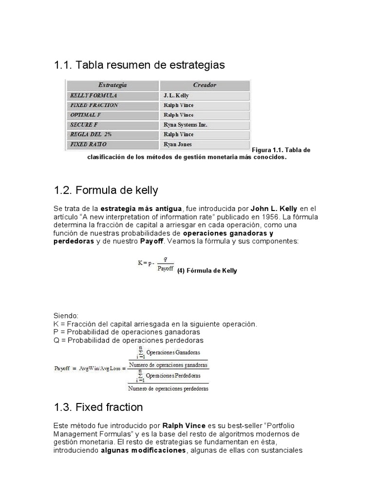 7 Formas de Calculo de Riesgo | PDF | Comerciante (Finanzas ...