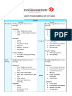 Syllabus Grade 5-Periodic Assesment 1