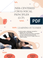 Learner-Centered Psychological Principles (LCP)