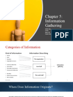 Information Gathering Methods and Tools