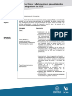 INCOFER Levantamiento de Activos Físicos y Elaboración de Procedimientos de Gestión de Activos y Adopción de Las NIIF