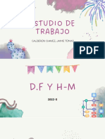 Estudio de Trabajo D.F y H-M