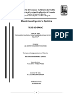 Simulación Dinámica y Control de Columnas de Destilación Reactiva - Tesis