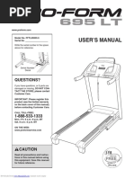 695 LT Treadmill