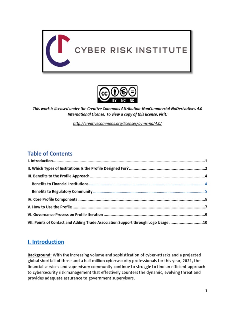 CRI Profile Assessment for Financial Institutions | PDF | Computer ...