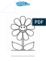 Flowers Coloring Book PDF Luxury Flower Coloring Pages PDF